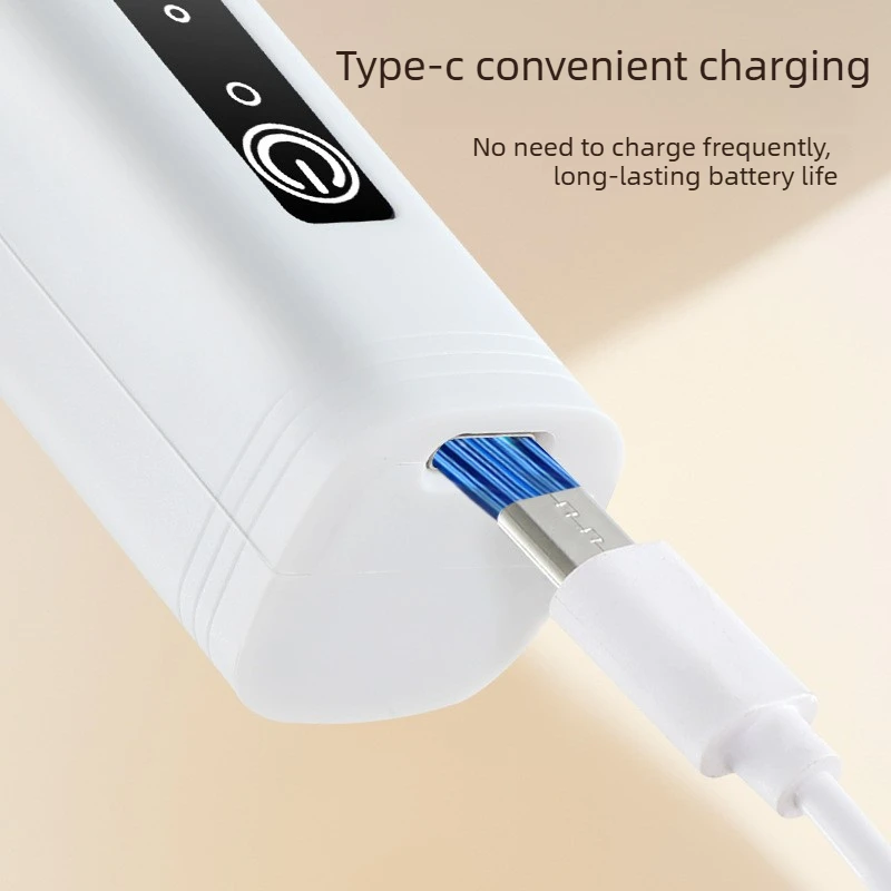 Milk Frother Egg Beater Whip Cream Whip Coffee Tea Stirring Stick Household Food Grade Electric USB Mini Baking Cooking