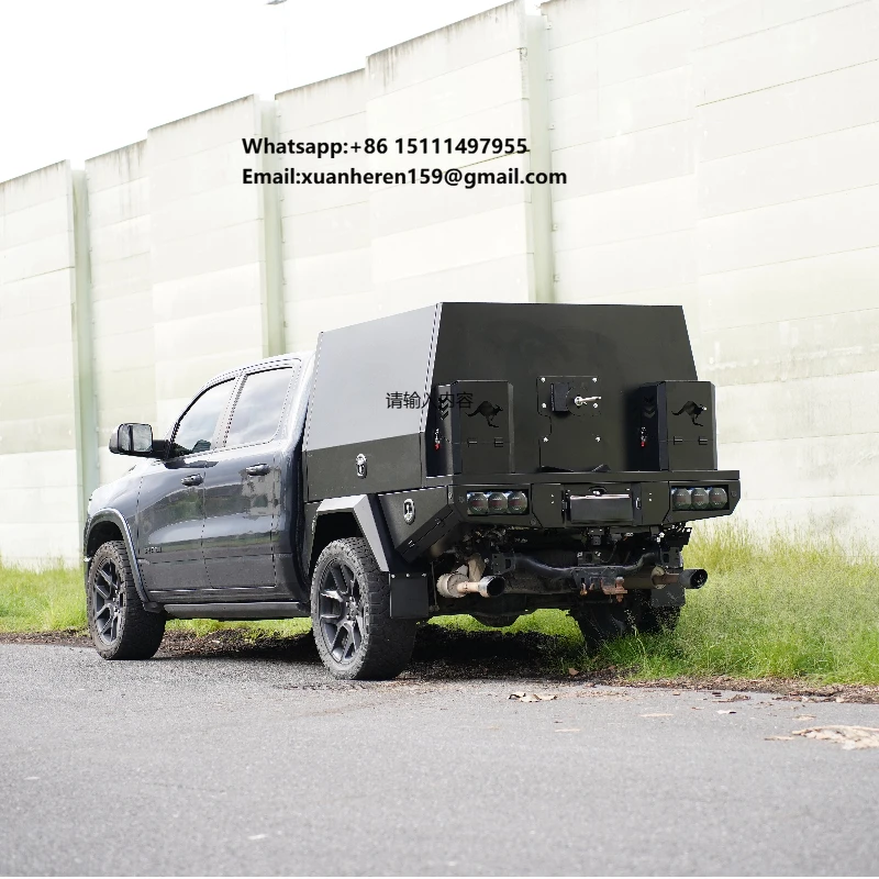 Modular Aluminium Alloy Pickup Truck Tray and Canopy for Ram 1500 2500 3500 American Trucks Custom Build OEM ODM All sizes