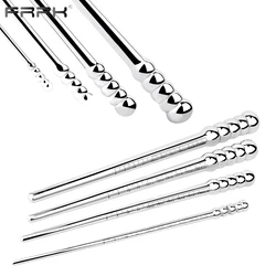 FRRK Stainless Steel Urethral Dilator Anal Plug Metal Horse Eye Stick Prostate Massage Sex Tools