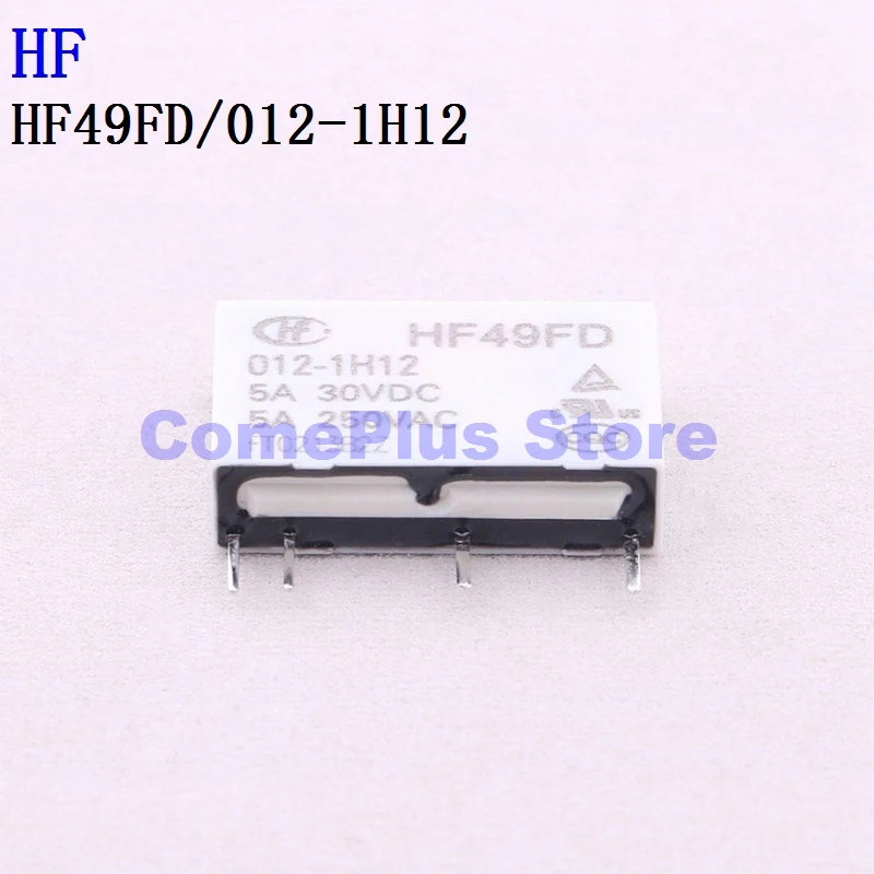 

5PCS HF49FD/012-1H12 HF49FD/024-1H12 HF49FD-005-1H12 HF Power Relays