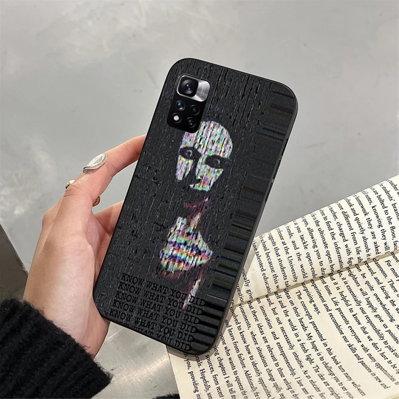 

Phone Case For Xiaomi Redmi note 14 Pro 14 13 12 11 10 Pro 14S 12S 11S Redmi 14C 13C 10 Demon Face Evil Ghost