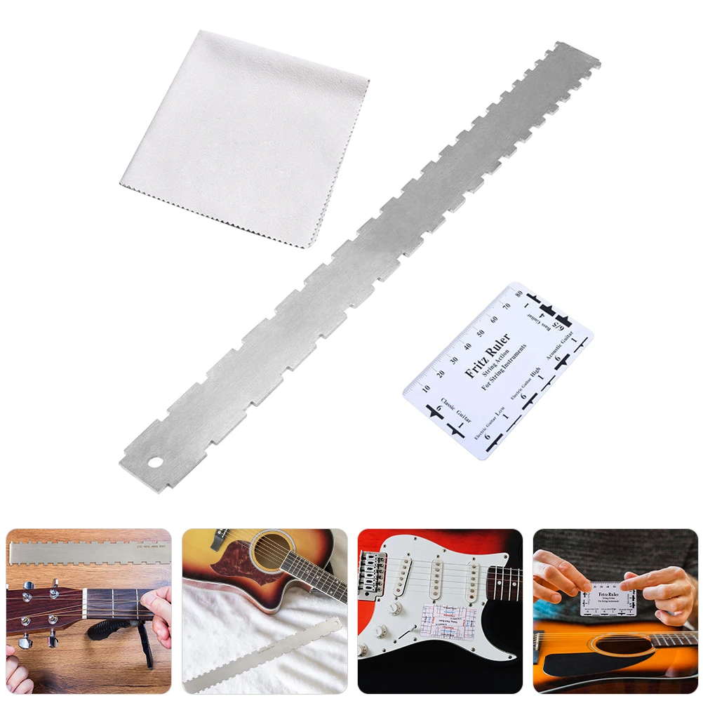 

Guitar Neck Ruler Luthier Notch Professional Tool Stainless Measuring