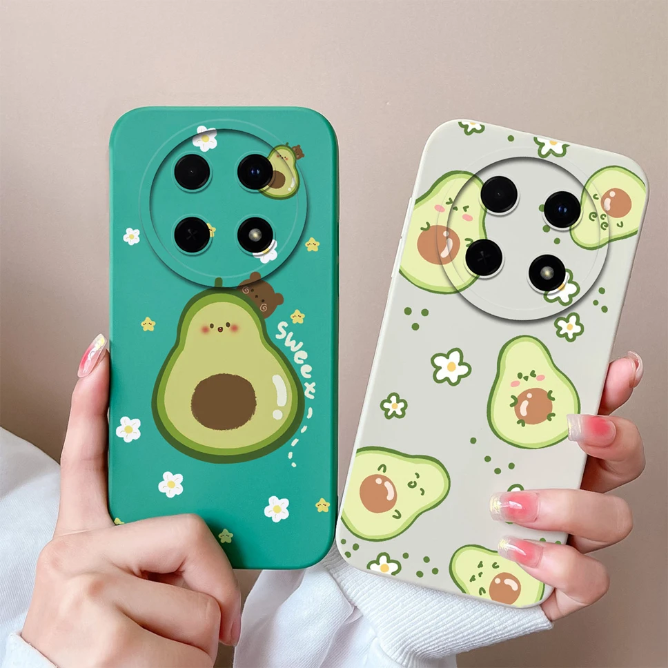 Phone Case For Huawei Enjoy 70 Pro Liquid Silicone High Quality Fashion Lovely Flowers Cover For Huawei Enjoy70Pro Fundas Shell