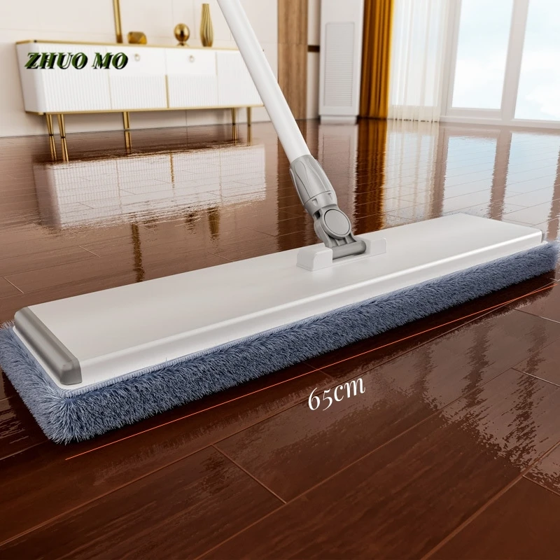 Large Microfiber Flat Mop Head, Wet and Dry Mop, Floor Cleaning Tools, Floor Cleaning Floors, Family Hotel Mall, M830, 65cm