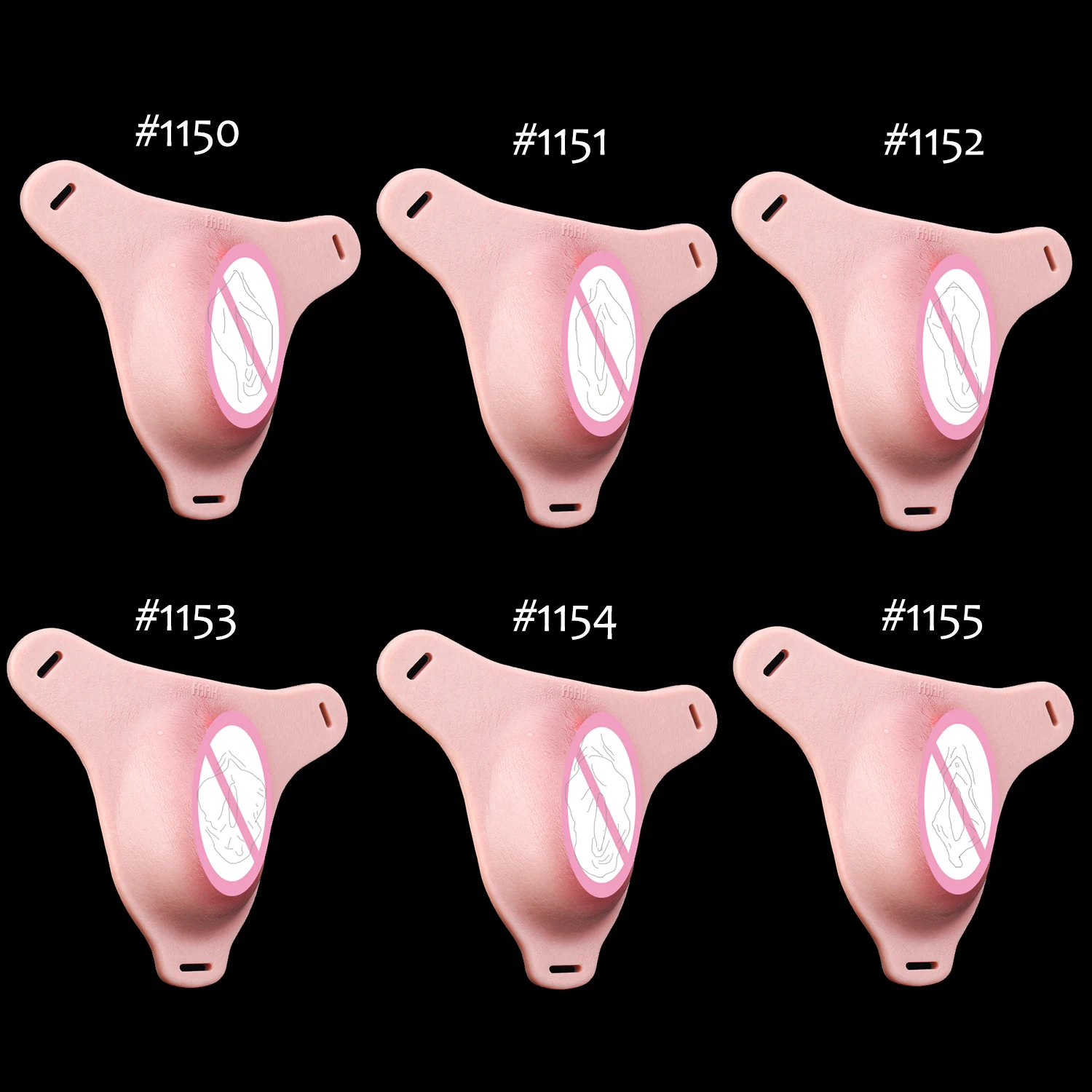 FAAK قضيب جلدي سيليكون مقلد المهبل قفص القضيب غمد SM سيسي الوثن لعبة الجنس المتحولين جنسيا يمكن ارتداؤها البظر الوسادة للرجال مثلي الجنس #6