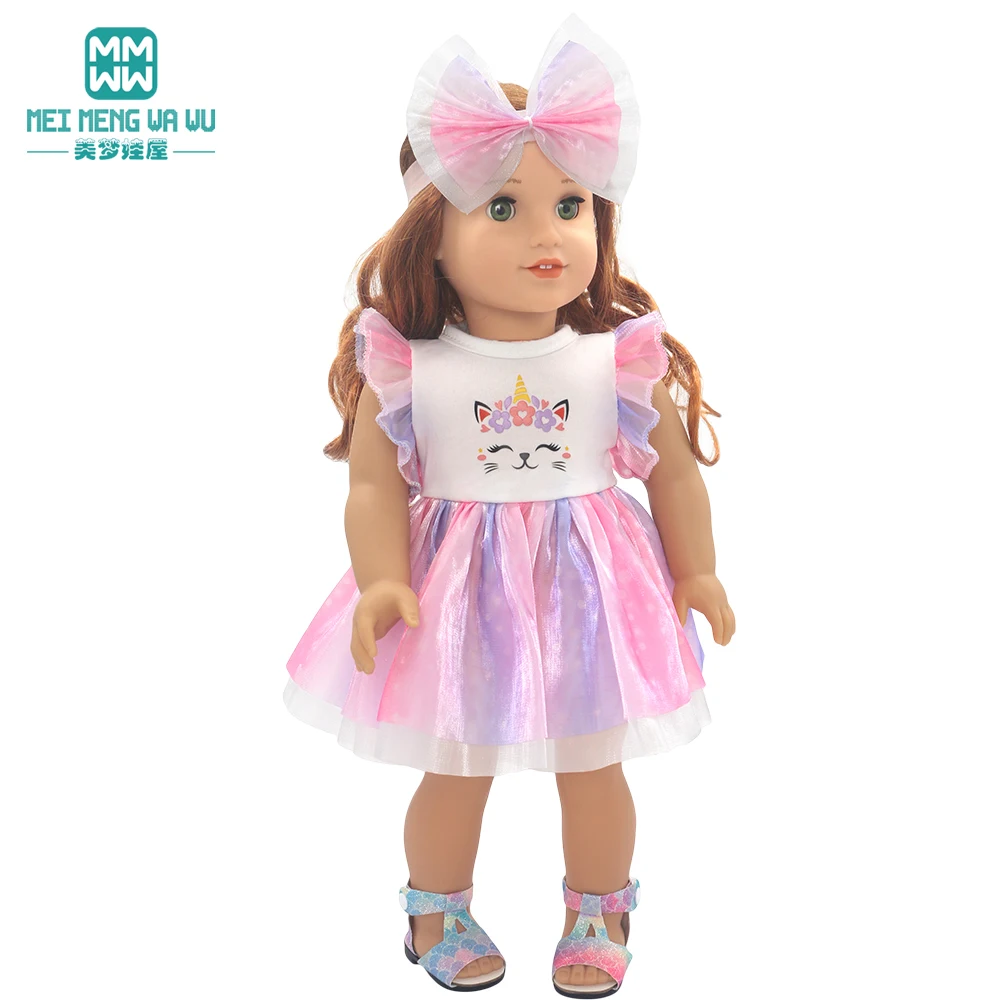 Kleidung für Puppen. Stilvolle Plüschanzüge, Kleider passend für 40–45 cm große Neugeborene, amerikanische Puppen, Spielzeug, Geschenke