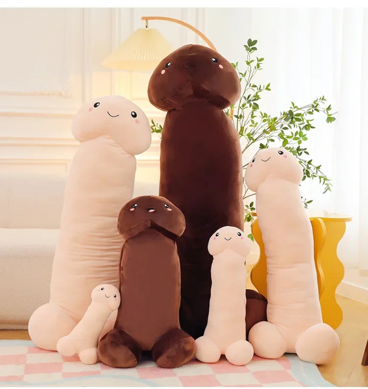 Truc Penis Simulatie Pluche Speelgoed Jongens Penis Pluche Realistische Penis Knuffelkussen Gevuld Sexy Interessante Cadeaus Voor Vriendin