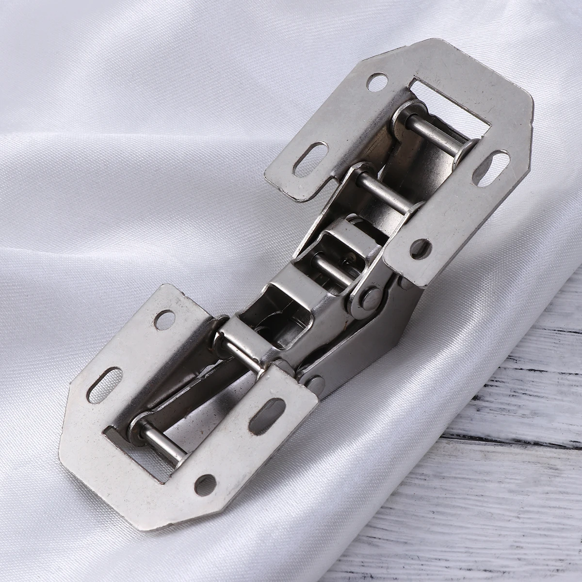 

5 pcs Stainless Steel Cabinet Door Hinges Heavy Duty Hydraulic Concealed for Kitchen Durable Easy Install No Drills Required