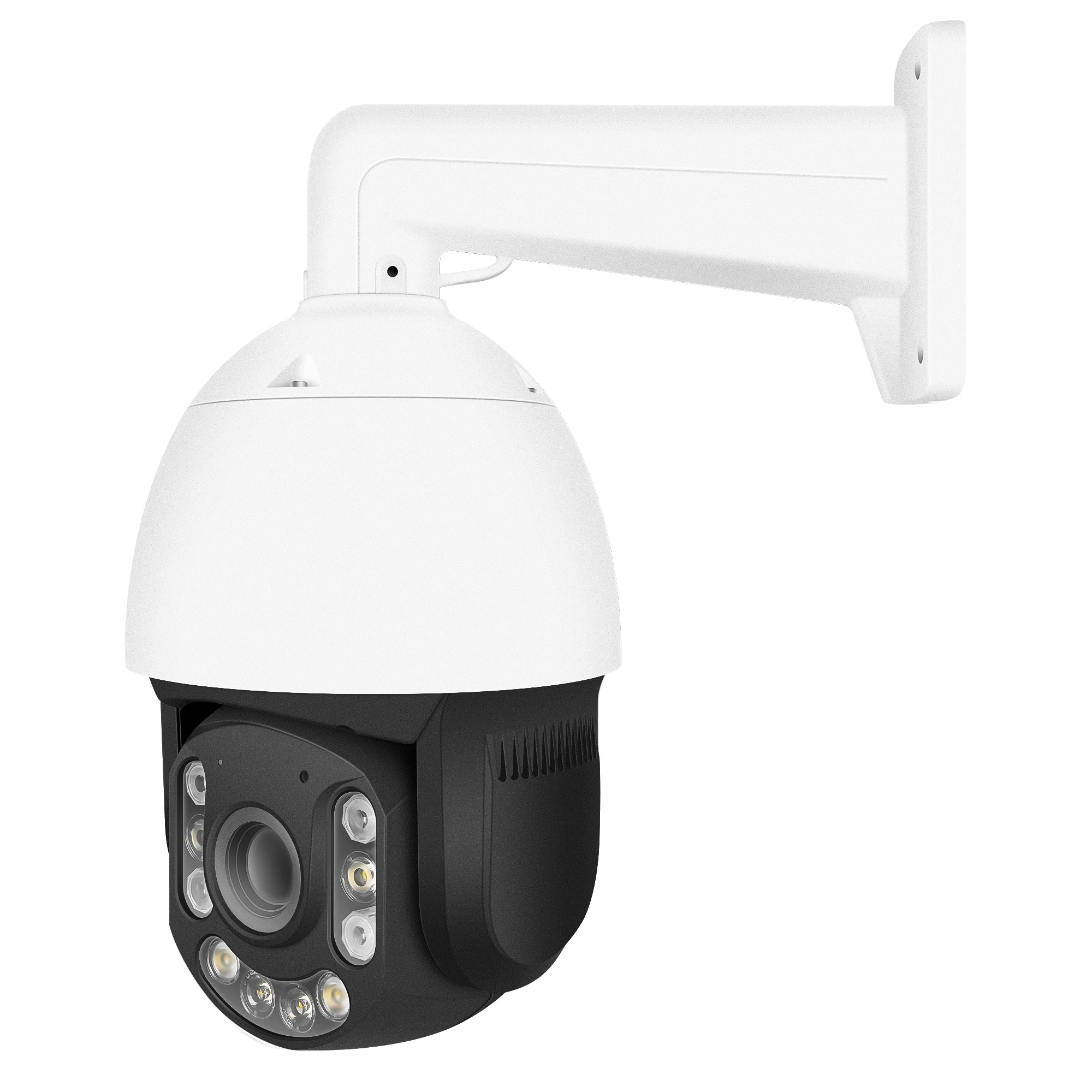 

4K 8MP AI Auto-Tracking PTZ IP Camera, 25X Optical Zoom, PoE, 360° Rotation, 2-Way Audio, Color Night Vision, Outdoor Security