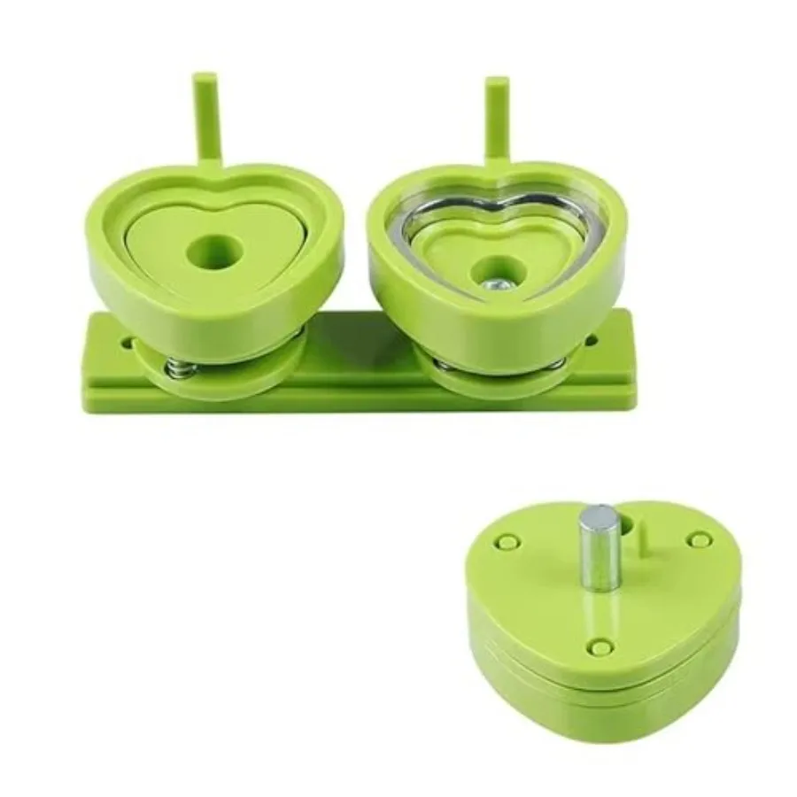 

Матрица для изготовления значков и бейджей, модель для самостоятельного изготовления именных бейджей в форме сердца, для пресс-машины для значков, для свадеб, мастерских, дней рождения