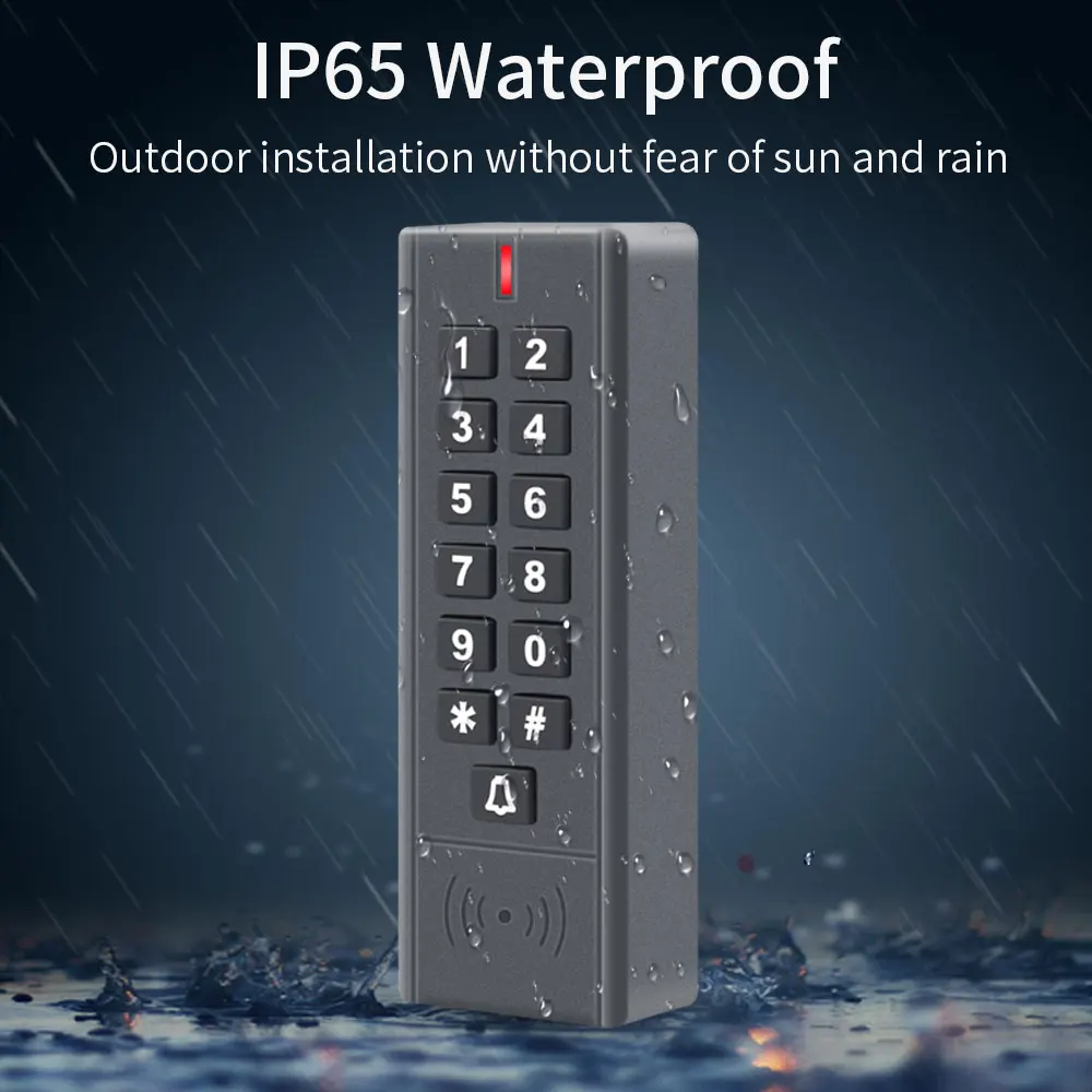 Waterproof Wireless Wiegand Wg26 Wg34 RFID EM ID Card Reader Proximity 125Khz for Access Control System Controller Panel Modul