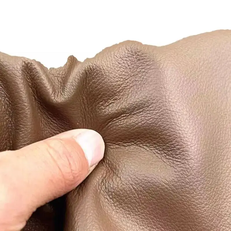 1.2mm Black Dark Brown Natural Cow Skin Leather Frst Layer Cowhide Leather Color Genuine Leather DIY Leathercraft Accessories