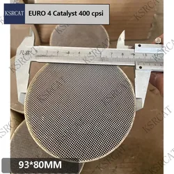 Euro 4 Ceramic 400cpsi 93*80mm Middle Section of The Three-Way Catalytic Converter  Exhaust Catalyst Converter FOR CARS