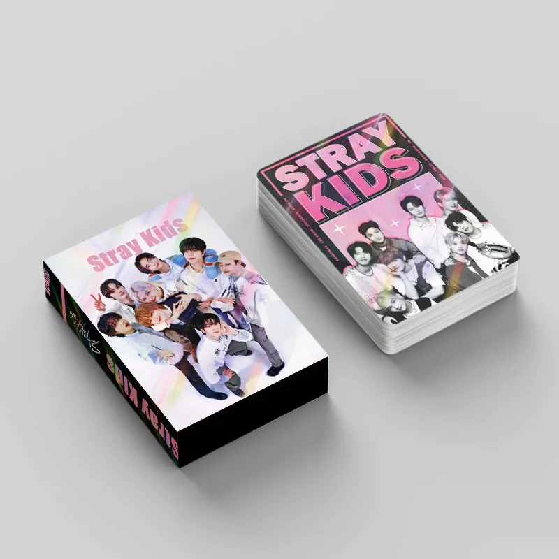 55 szt. kart kolekcjonerskich STRAYKIDS, pocztówek, plakatów DO IT, fotokartek, gadżetów z gwiazdami KPOP SKZOO, kart LOMO