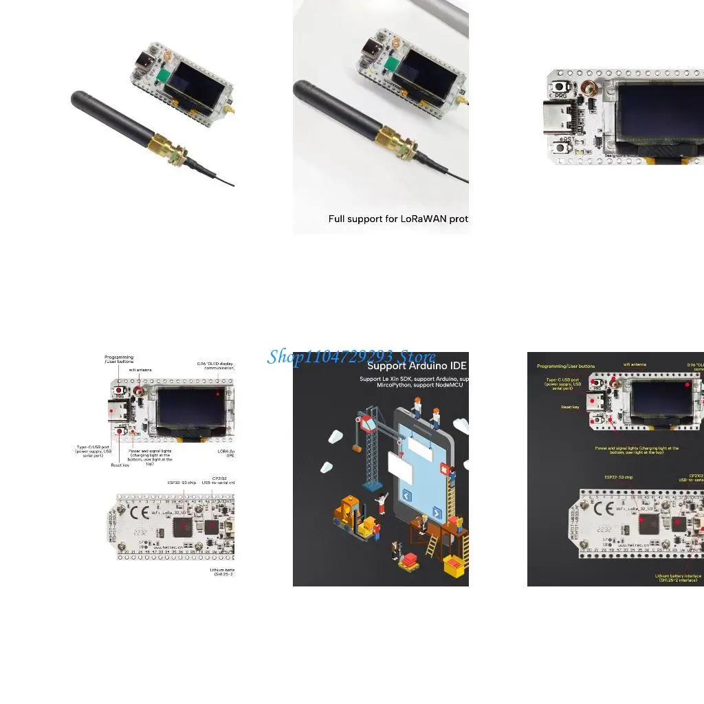 

Y2GD Innovative LoRaWAN ESP32S3 Development Board 0.9 Inch LED Industrial Control Housing Security Wireless Meter Reading