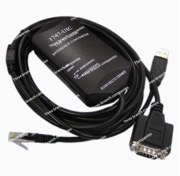 

Suitable for AB SLC series PLC programming cable 1747-UIC data cable USB-1747PIC download line