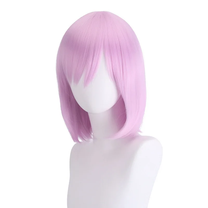 Fiona – perruque de Cosplay courte violet rose, abat-jour, pour espion × famille