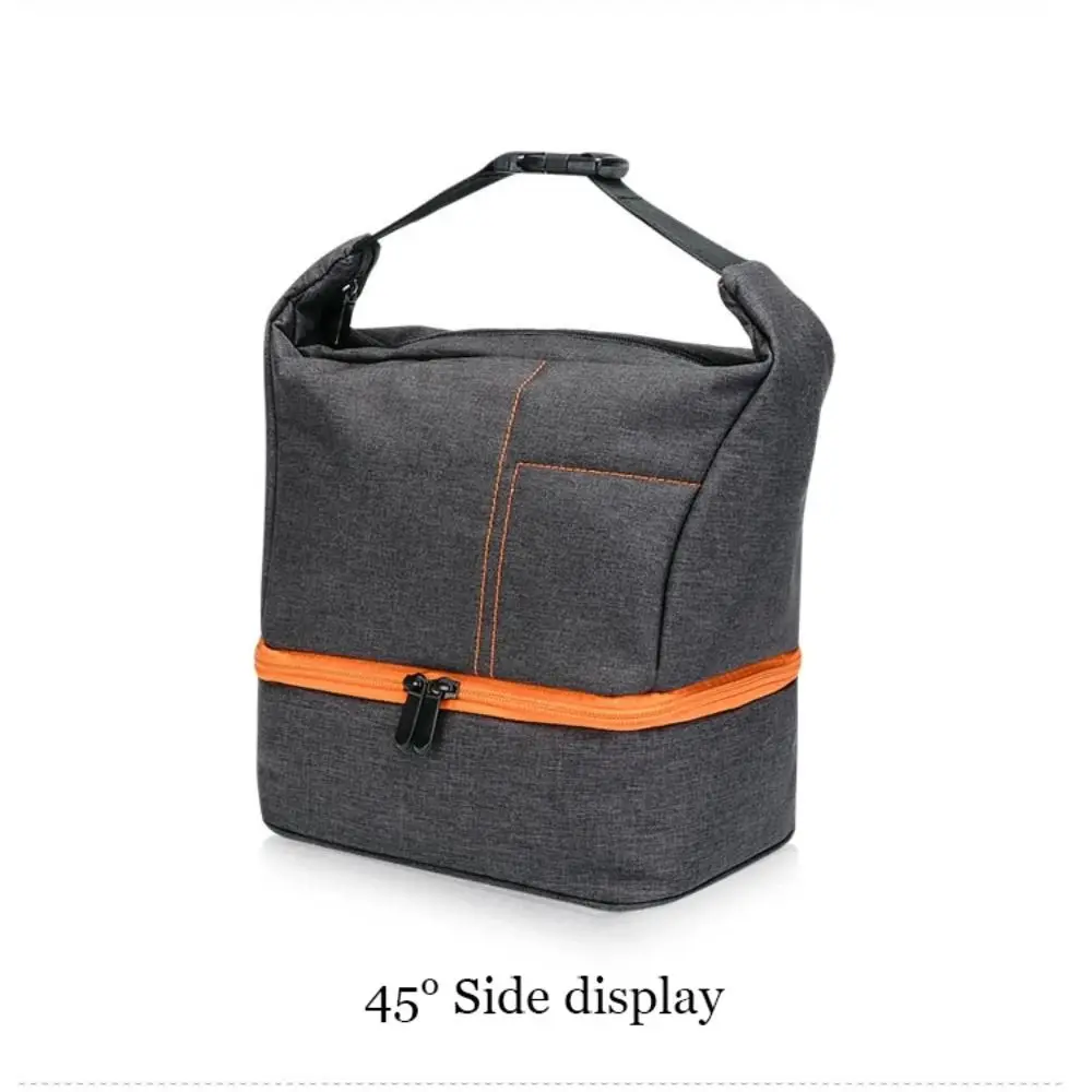 Bolsa para câmera dslr de ombro único, partição de inserção, divisor acolchoado, bolsa para fotografia, lente à prova d'água, bolsa para câmera