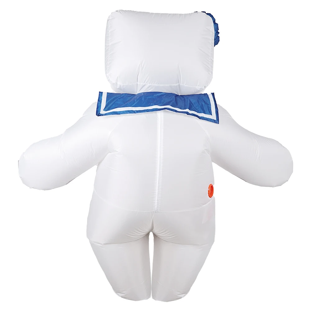 Stay Puft Marshmallow Man Inflatable Cosplay Costume Movie Ghost Role Play Busters Outfits Adult 155cm-185cm Man Suits Halloween