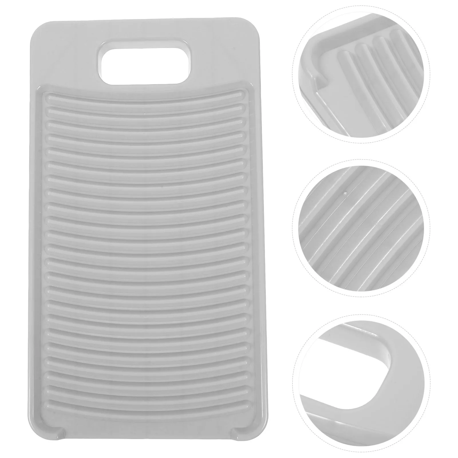 

2Pcs Durable Mini Washboard for Hand Washing Clothes Hangable Design Travel Laundry Accessory Laundry Washboard