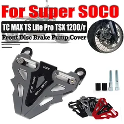 For Super SOCO TC MAX TS Lite TS Pro TS TSX 1200R Motorcycle Accessories Front Disc Brake Pump Cover Decorative Guard Protector