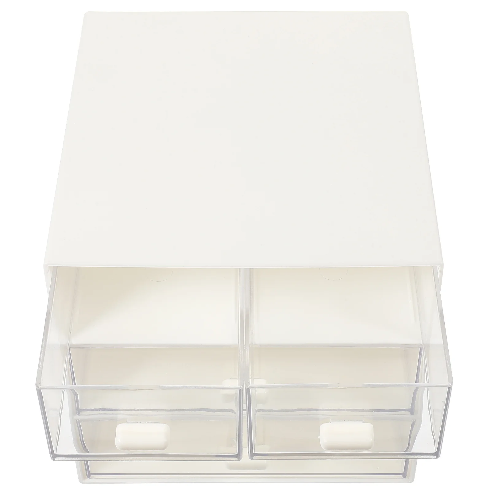 

Transparent Jewelry Storage Organizer 3-Tier Drawer Box for Cosmetics Lipstick Desktop Storage Case Drawer Stationery Container