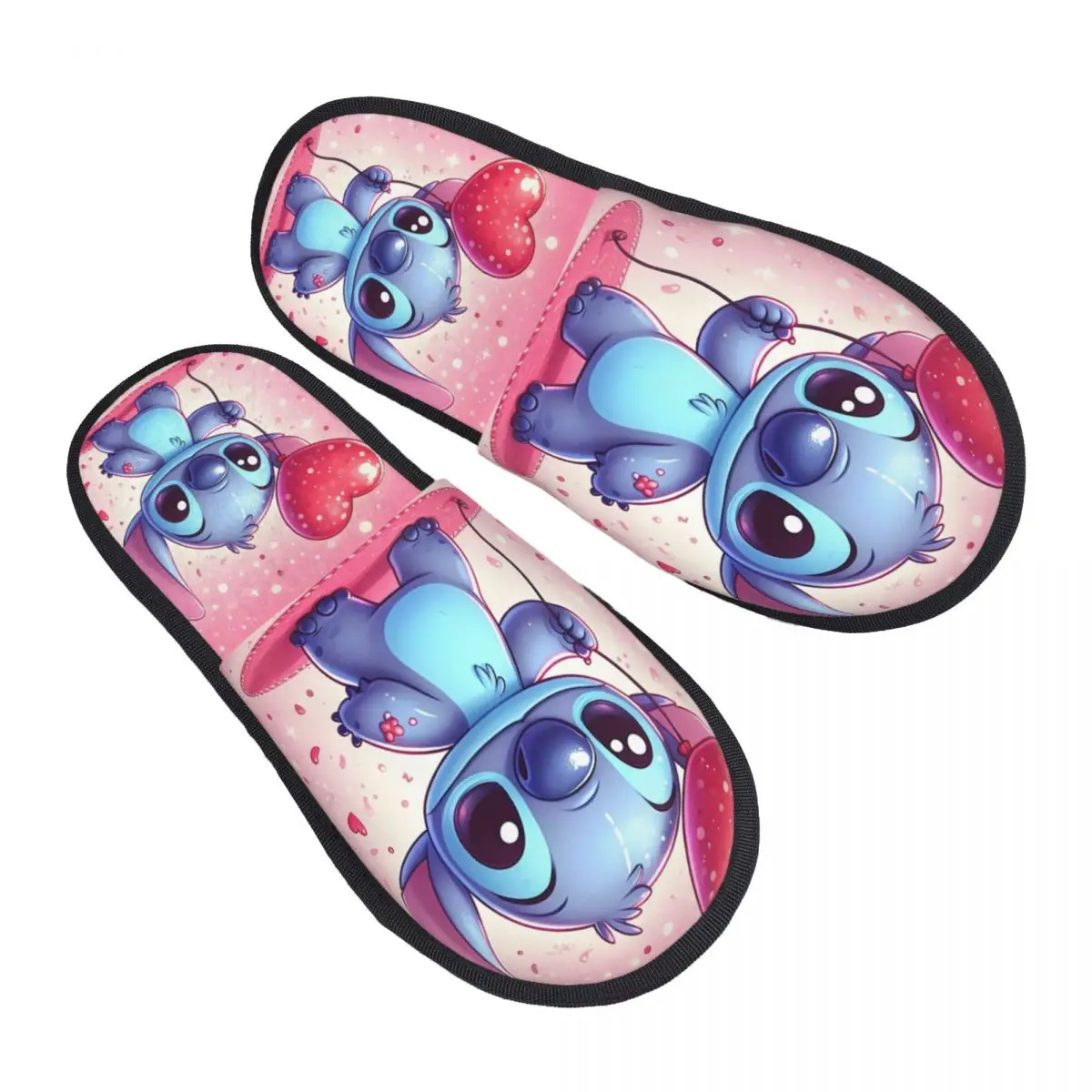 

Домашние тапочки с героями мультфильмов Лило и Стич, женские мягкие тапочки из пены с эффектом памяти, милые тапочки без шнуровки в стиле аниме для отеля