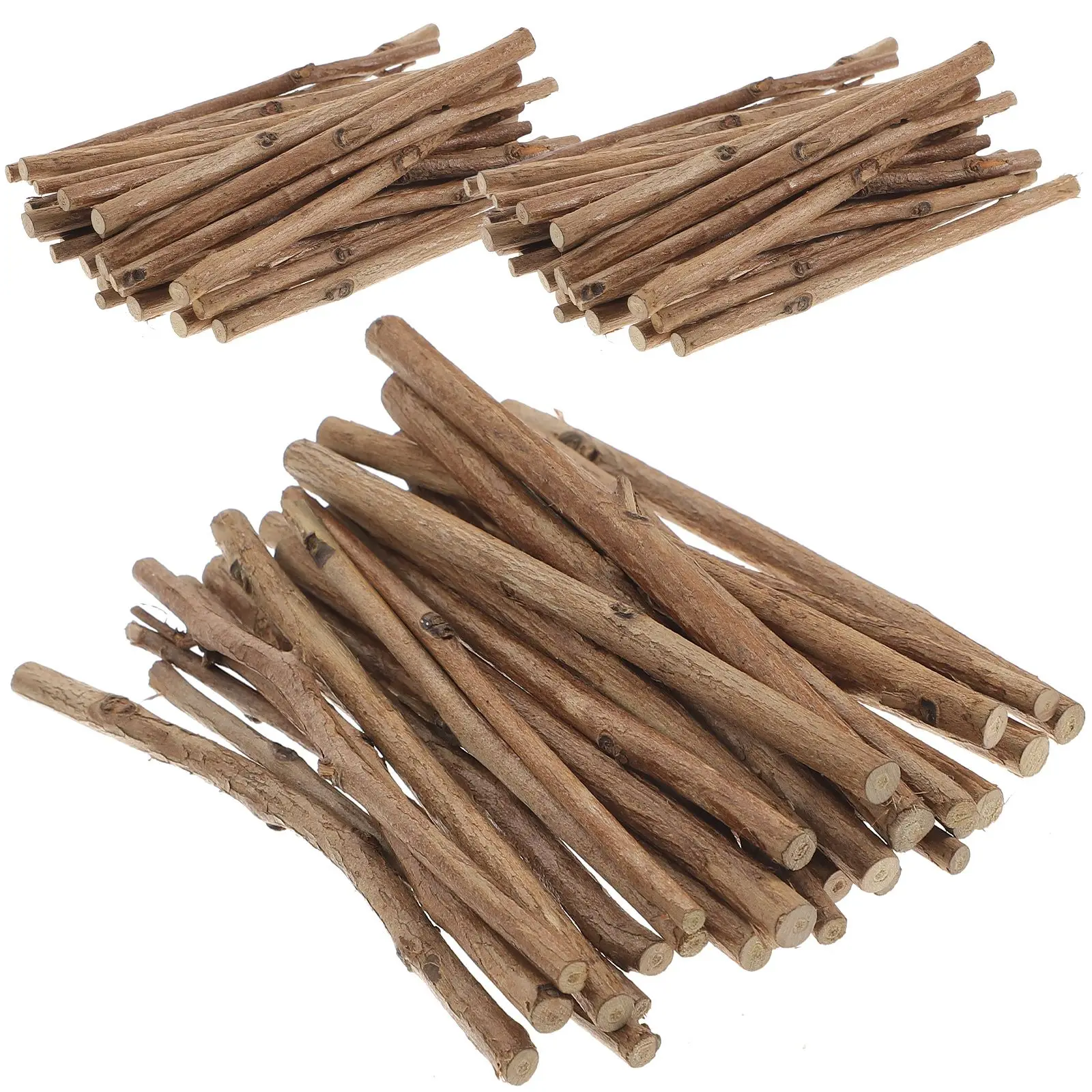 

100 Pcs Project Tea Tree Sticks Decors Wood Log for Crafts Artificial Coffee Mini