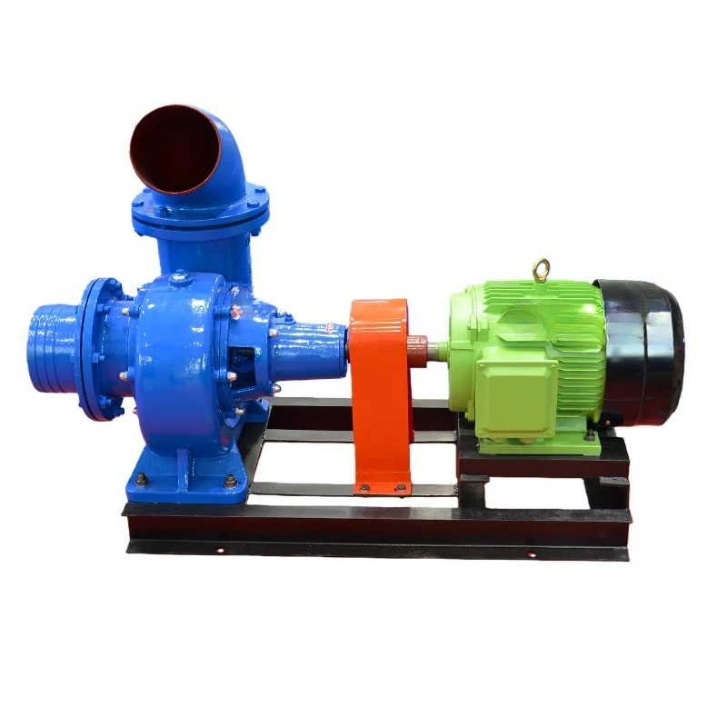 Suction pump Large flow irrigation Diesel Snail mixed flow pump 6 inch caliber 12/14 inch mobile water pump truck