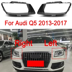 For Audi Q5 2013-2017 Car Front Headlight Cover Transparent Glass Lens Cover Shell Auto Headlight Shell Masks Headlamps