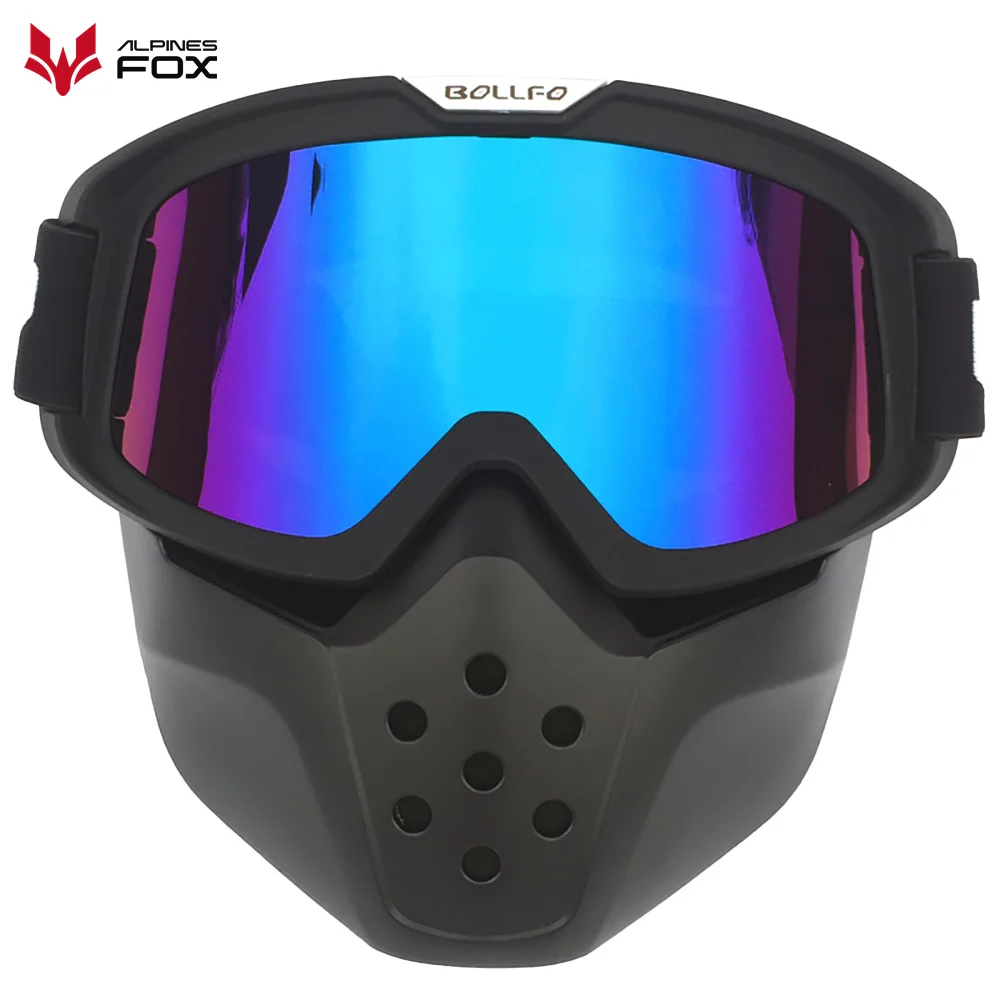 Vintage Motorcycle Helmet Goggles Motocross Helmet Glasses Retro Windproof Open face Helmets Goggles Mask