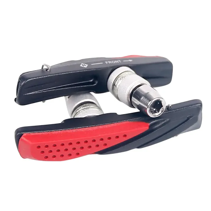 Deemount Dual Component V-Brake Pads MTB Brake Shoes For Linear Pull Brakes All weathers Low Noise 72mm Replaceable Inserts Opti