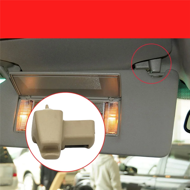 

R1-Car Sun Visor Fixed Clip Front Sun Visor Buckle EGP000040PVA EGP000050PVA For Land Rover Range Rover L322 03-12