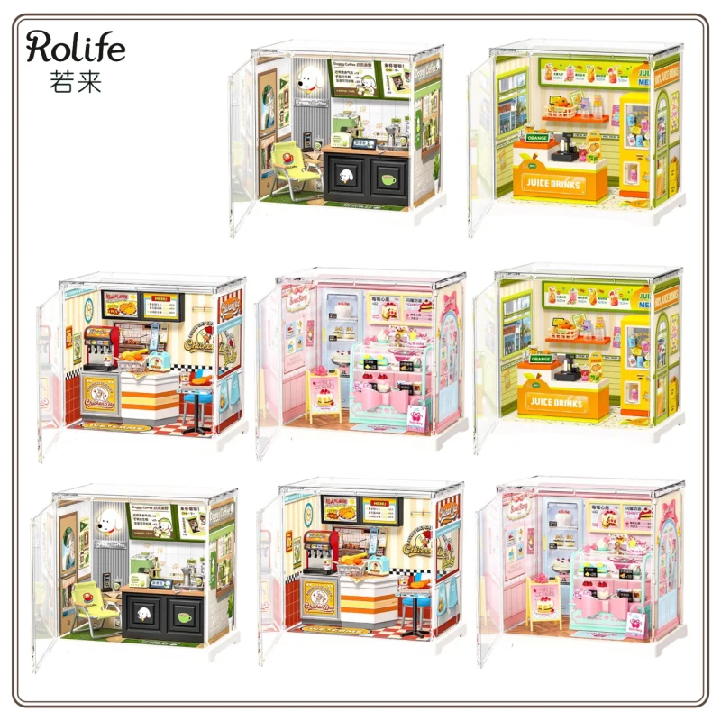 Originale Rolife Super World Nuovo Prodotto Mini Building Block Assemblaggio Giocattolo Cabina Fai da Te Modello in Miniatura Modello di Montaggio Regalo a Sorpresa