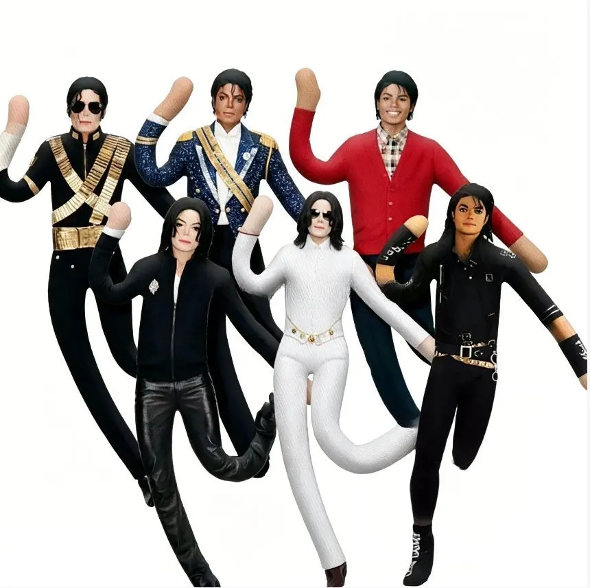 Michael Jackson Cosplay-Requisite, lustige Stofffigur, lustige Raumdekoration, abstrakte Gelenkbeweglichkeit, MJ Cosplay, Halloween-Party