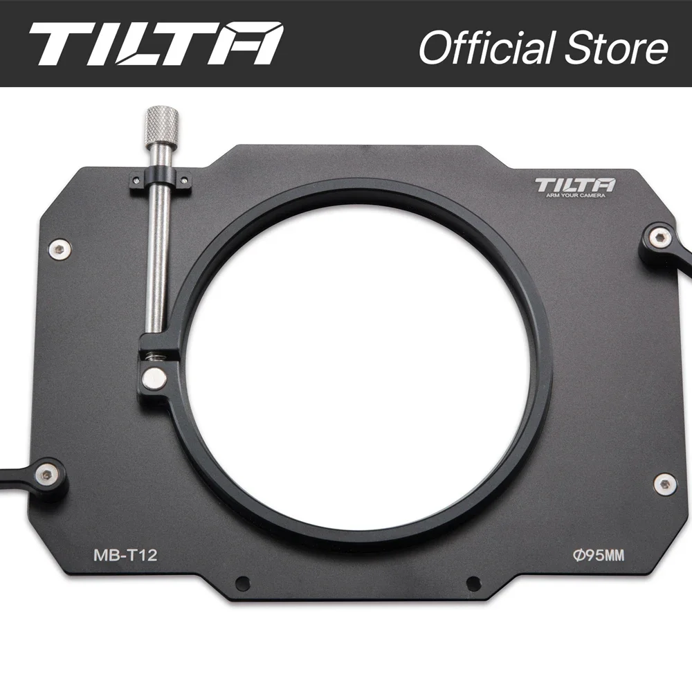 TILTA 4 5.65 MB-T12 Backing Clamp-on Matte Box 80mm - 136mm 15mm LWS Rod Adapter Carbon Fiber Top Flag Filter Tray for MB-T12