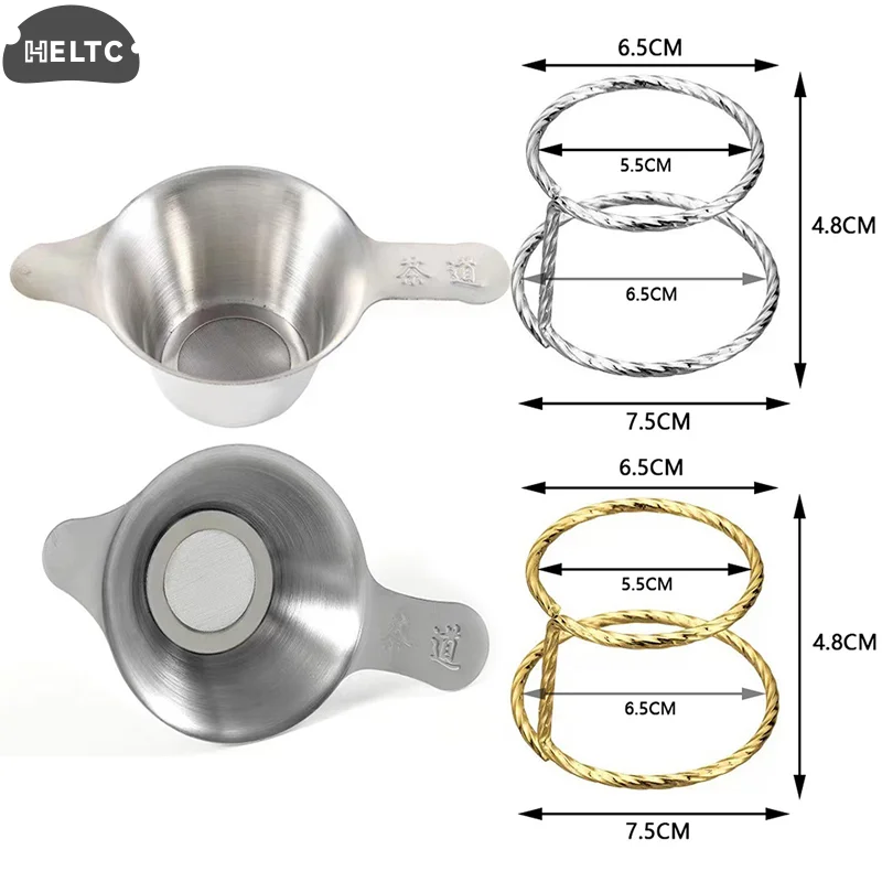 

1 шт. ситечко для чая из нержавеющей стали 304, фильтр для чайной чашки, многоразовый заварочный чайник, китайские аксессуары для чайной посуды, кухонные инструменты
