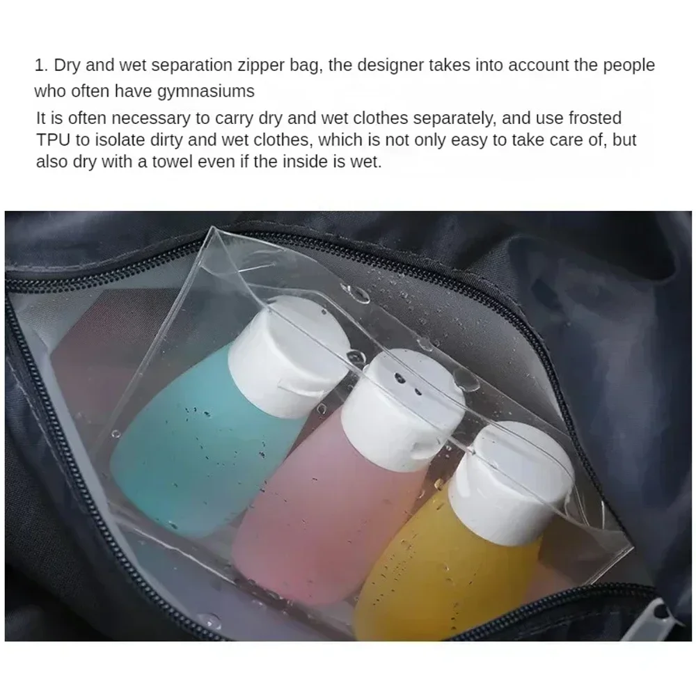 سعة كبيرة اليوغا حقيبة قاعة رياضة مقاوم للماء النساء السباحة في الهواء الطلق حقائب رياضية متعددة الوظائف اليد السفر واق من المطر عطلة نهاية الأسبوع حزمة حقيبة