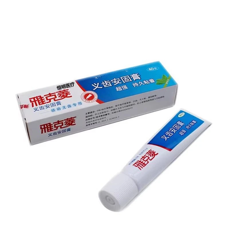 40gDental Denture Anchoring Paste Oral Denture Fixing Adhesive Stabilizer Active Tooth Adhesive Glue Fixing Healthcare Materials