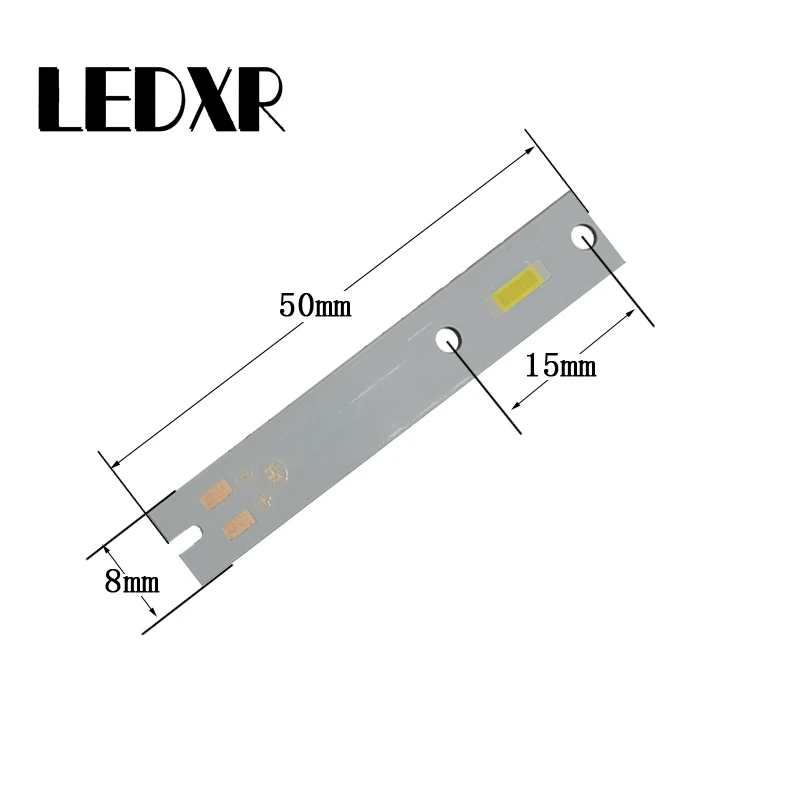 2pcsHigh brightness CSP high power C61860 LED chip low beam/high beam DC9-12V H1 H3 H4 H7 COB lamp 15W car headlight