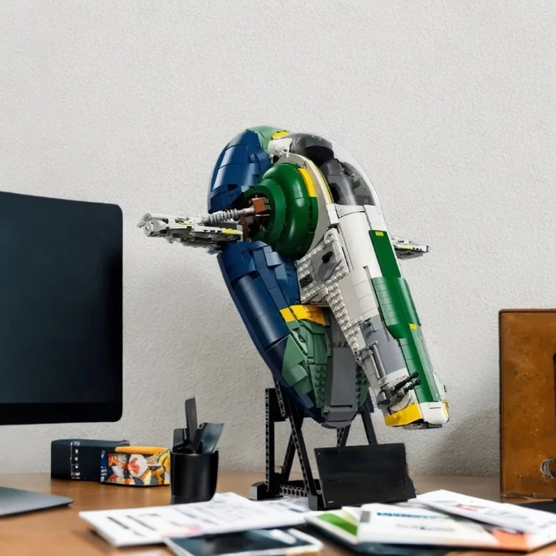 2025 جديد 75409 UCS ستار باتل جانغو فيت Firespray-Class المركبة الفضائية اللبنات الطوب 2970 قطعة لعبة أطفال هدية الكريسماس #4