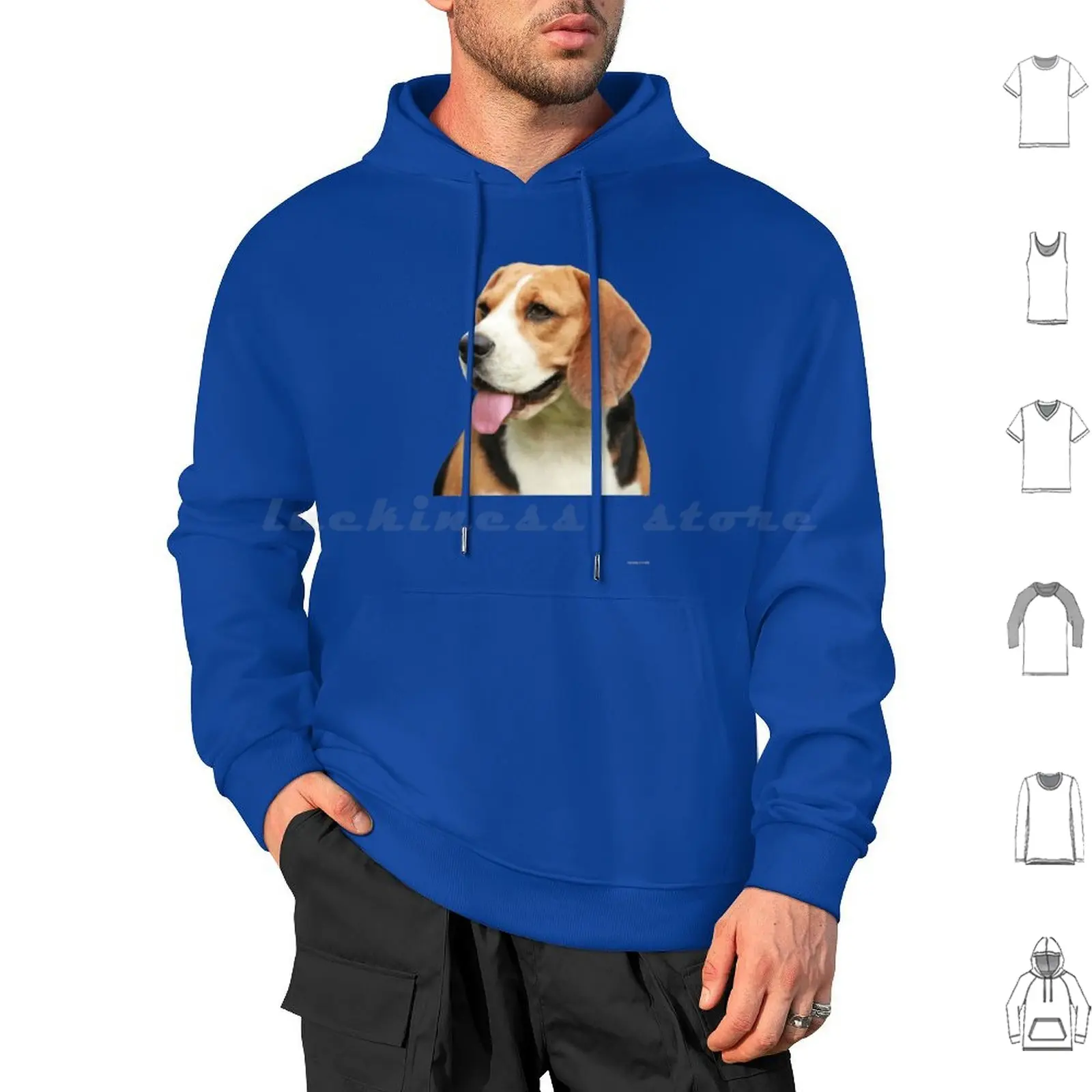 Beagle Dog sudaderas con capucha de manga larga Beagle inglés Foxhound negro y bronce Coonhound Basset Hound Bloodhound American Foxhound