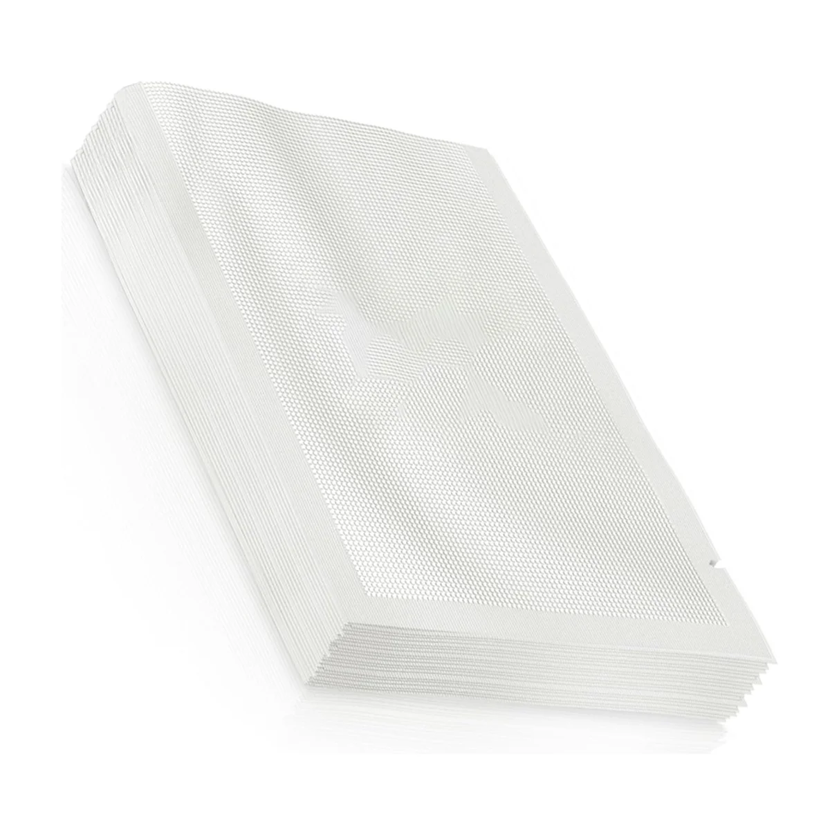 Новые 100 шт. пакеты для вакуумного упаковщика 20x30 см с отрывными выступами, прозрачные пластиковые плоские пакеты, пакеты для упаковки пищевых продуктов