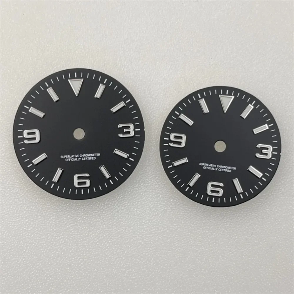 NH35 Dial GBW9 Luminous Watch Dial Logbook Surface Probe 28.5mm 31mm Watch Faces for NH35A/4R35/NH34/NH36 Movement Accessories