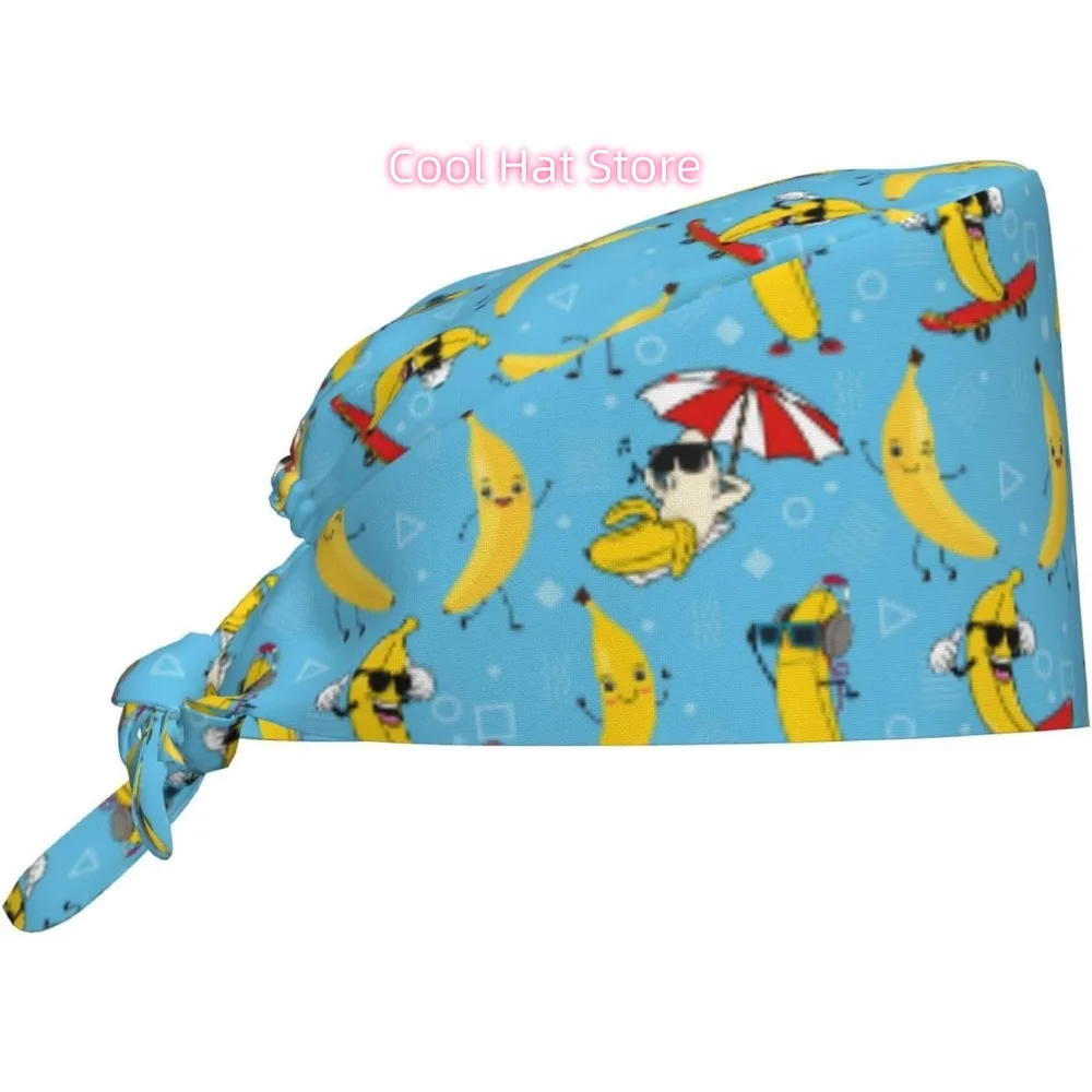 1pc Adjustable Scrub Cap with Sweatband - Lightweight 100% Polyester, Unisex Hat with Adjustable Strap & Tie Back Closure, with