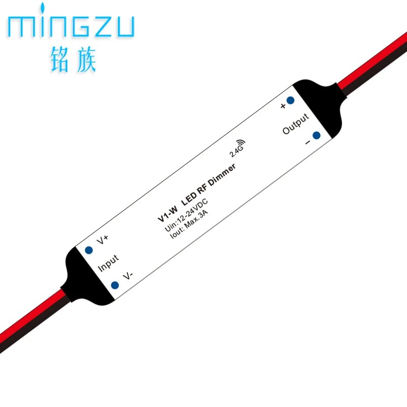 LED Mini Controller V1-W Single color Dimmer DC12V-24V LED Strip Dimming LED line light or Linear light LED Neon Light Dimmable