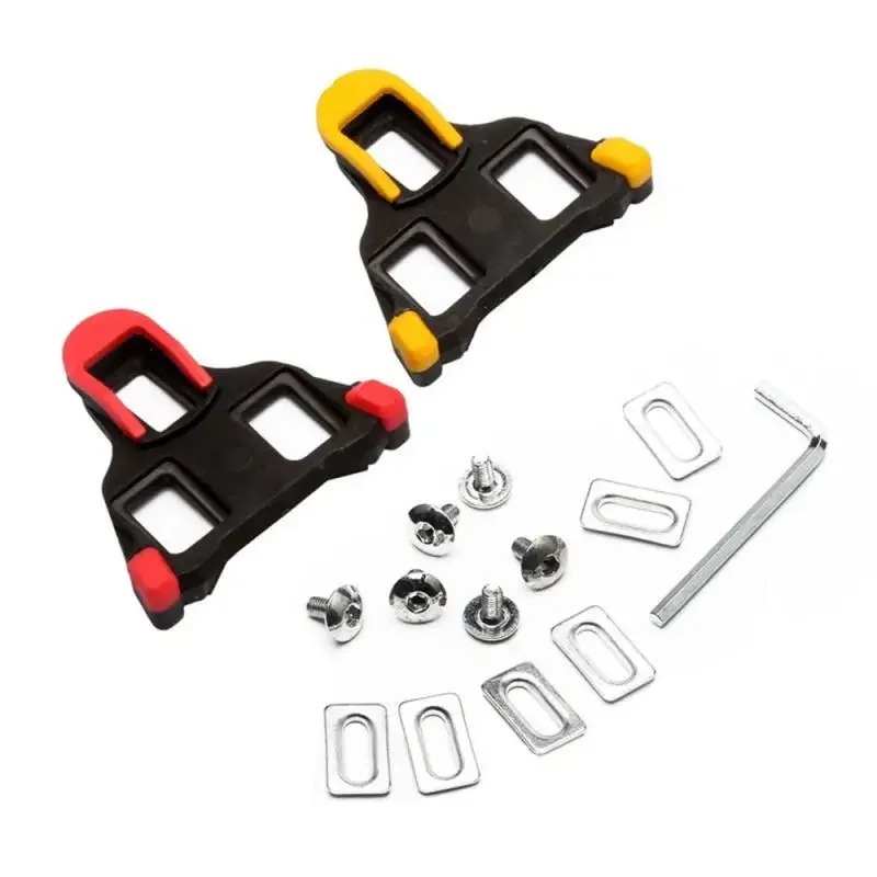 Road Bike SPD-SL Cleats, 6 Degree Float Locking Cycling Pedal Cleats, Compatible with SPD-SL System Cycling Shoes view 2