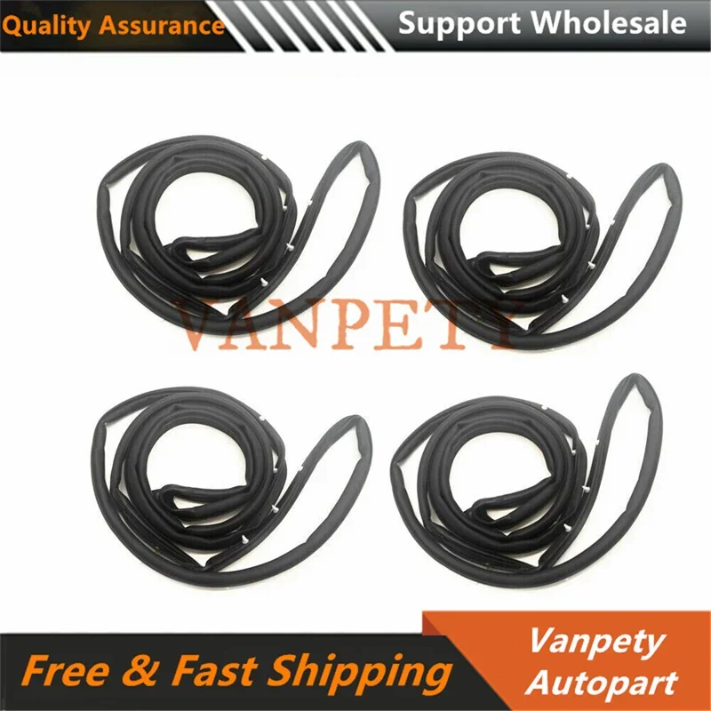 Rear Front Left Right Side Door Weatherstrip Moulding Seal 72350-TA0-A01 72850-TA0-A01 72810-TA0-A01 for Honda Accord 2008-2012