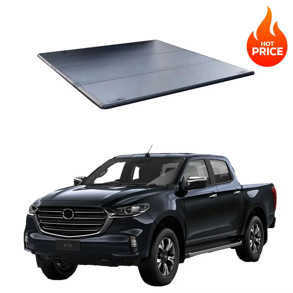 

Aluminum Waterproof Hard Tri-fold Tonneau Cover for Mazda BT-50 2017 Back Cover - Limited Time Offer!