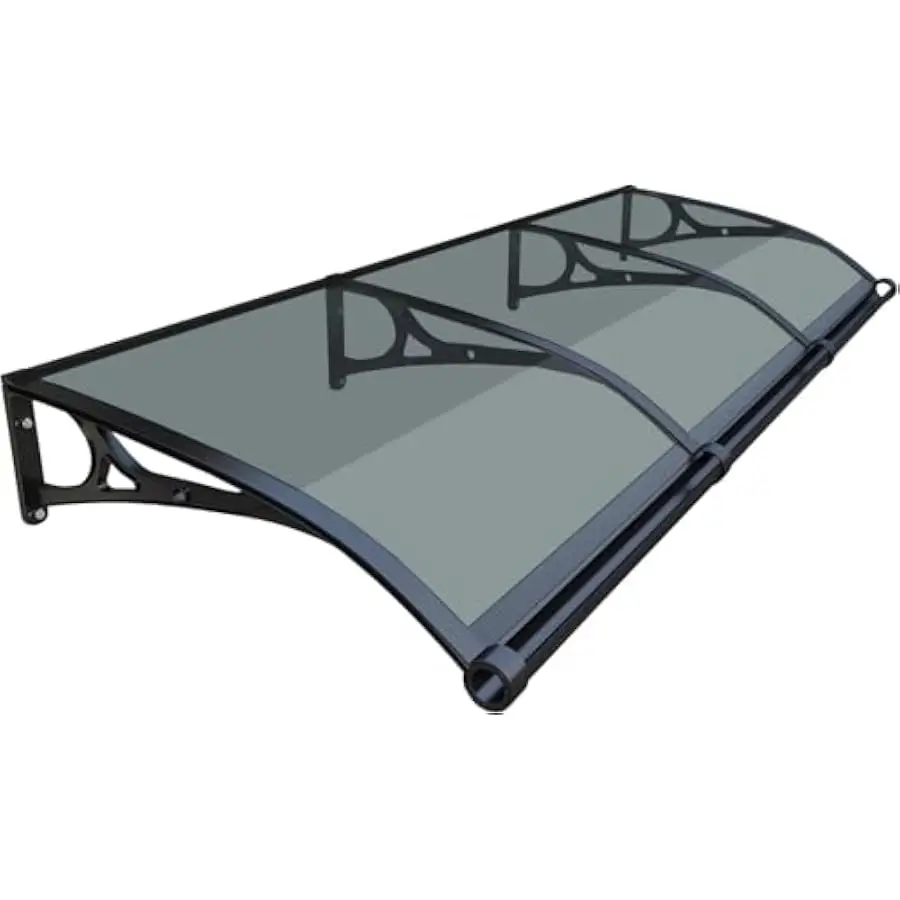 

HIAPES Awning for Door Entrance, Awnings for Doors, Window Awnings Exterior Polycarbonate Cover Outdoor Front Door Patio UV/Rain